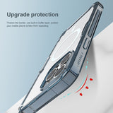 Nillkin iPhone Magsafe Clear Drop Resistant Magnetic Case Cover